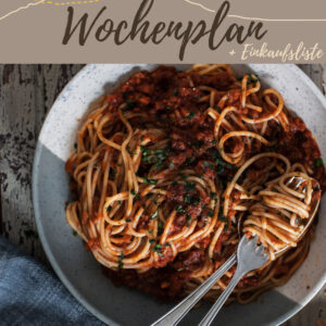Vegetarisch-veganer Wochenplan KW 3 | 6 leckere Rezepte für das Abendessen plus eine süße Überraschung