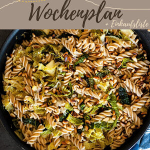 Vegetarisch-veganer Wochenplan KW 7 | Wärmendes Winteressen mit Spitzkohl & Co.